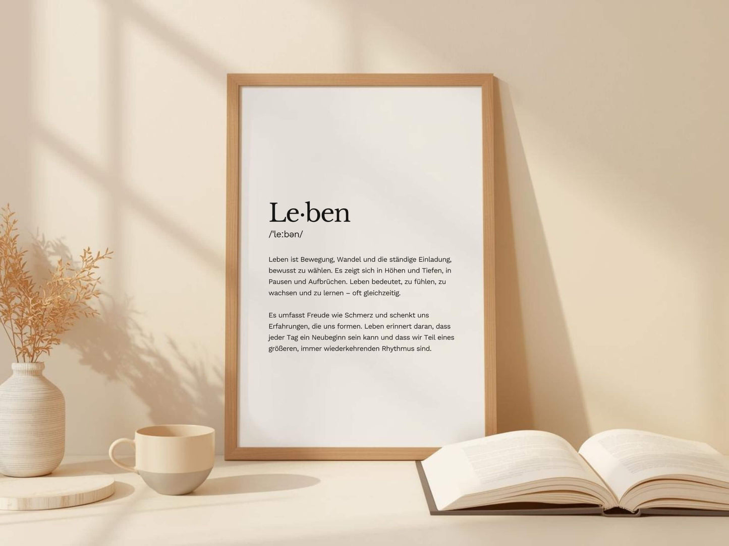 Poster „Leben“ zum Ausdrucken