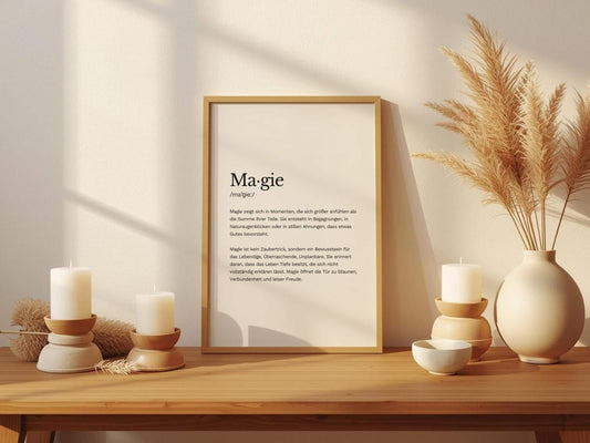 Poster „Magie“ zum Ausdrucken