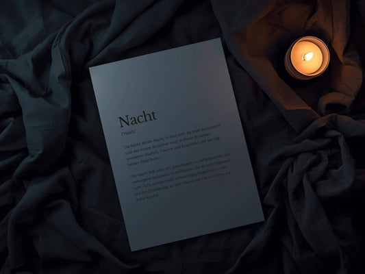 Poster „Nacht“ zum Ausdrucken