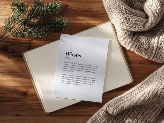 Poster „Winter“ zum Ausdrucken